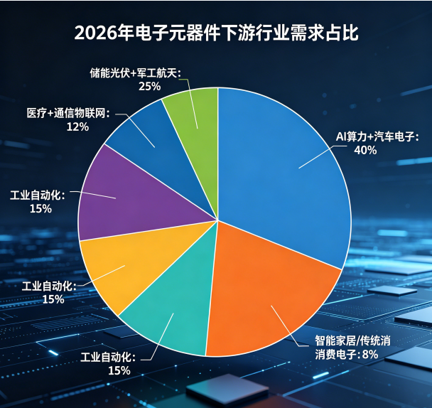 2026年哪些行业将对电子元器件有促进作用 }